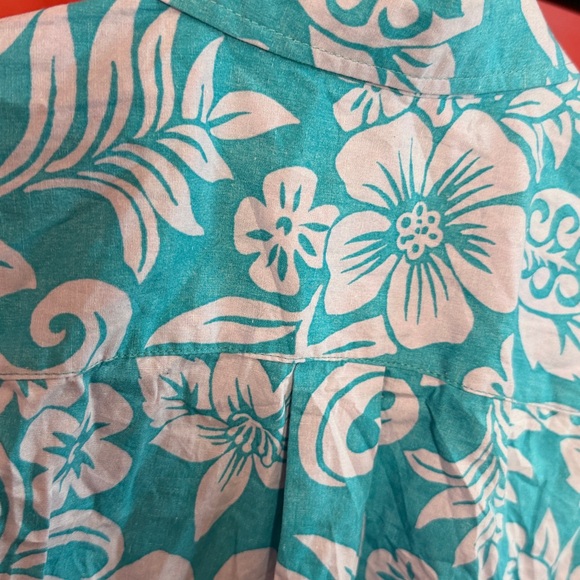 Men's Vibrant Hawaii Floral Short Sleeve Button Up Shirt,, Sz Lg - Picture 7 of 7